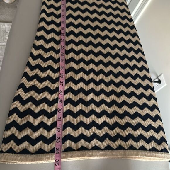 LILLY PULITZER Santana Dress True Navy Metallic Stripe Nautical Size M - Picture 7 of 11